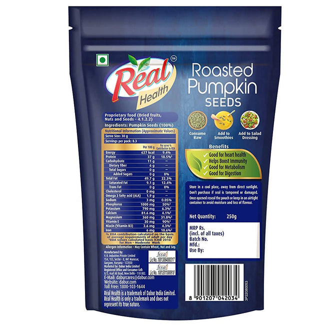 Dabur Real Health Roasted Pumpkin Seeds Main Image