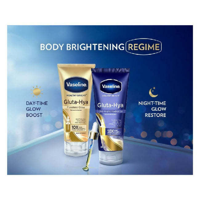 Vaseline Gluta-Hya Flawless Glow & Overnight Radiance Serum-In-Lotion Combo Main Image