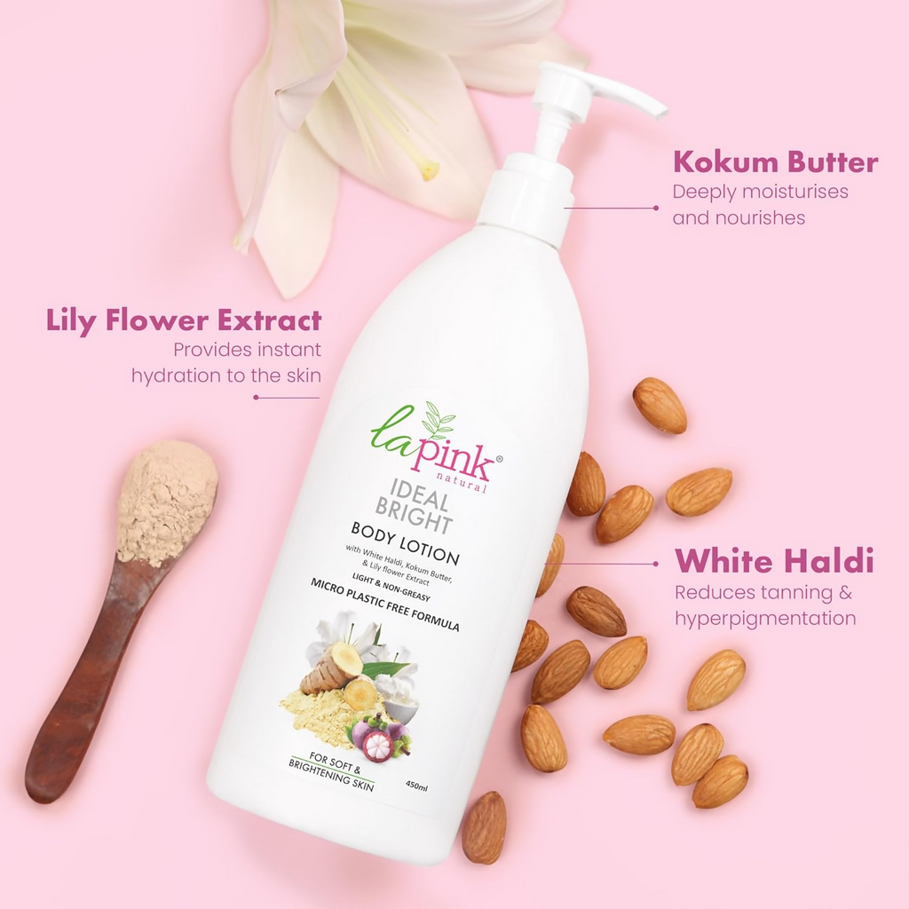 La Pink Ideal Bright Body Lotion With White Haldi
