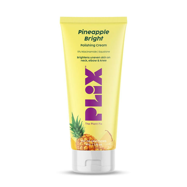 PLIX The Plant Fix Pineapple 5% Niacinamide Bright Polishing Cream For Neck, Knees & Elbows Hover Image