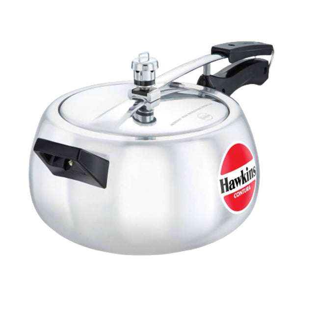 Hawkins Contura Pressure Cooker 5 Litre - Silver (HC50) Hover Image