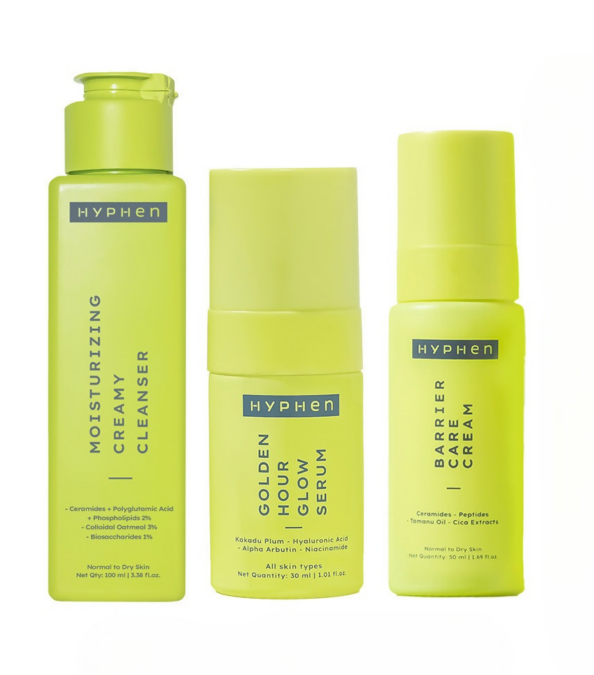 Hyphen By Kriti Sanon CSM (Cleanser, Serum, Moisturizer) Normal to Dry Skin Combo