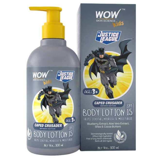 Wow Skin Science Kids Body Lotion - Caped Crusader Batman Edition Hover Image