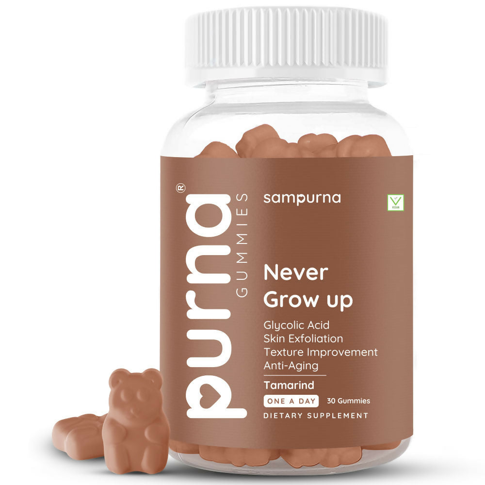 Purna Never Grow Up Glycolic Acid Gummies - Tamarind