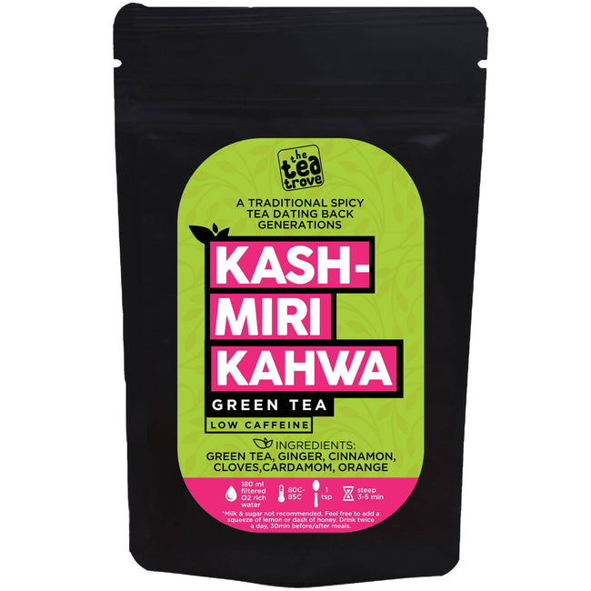 The Tea Trove - Kashmiri Kahwa Green Tea Hover Image
