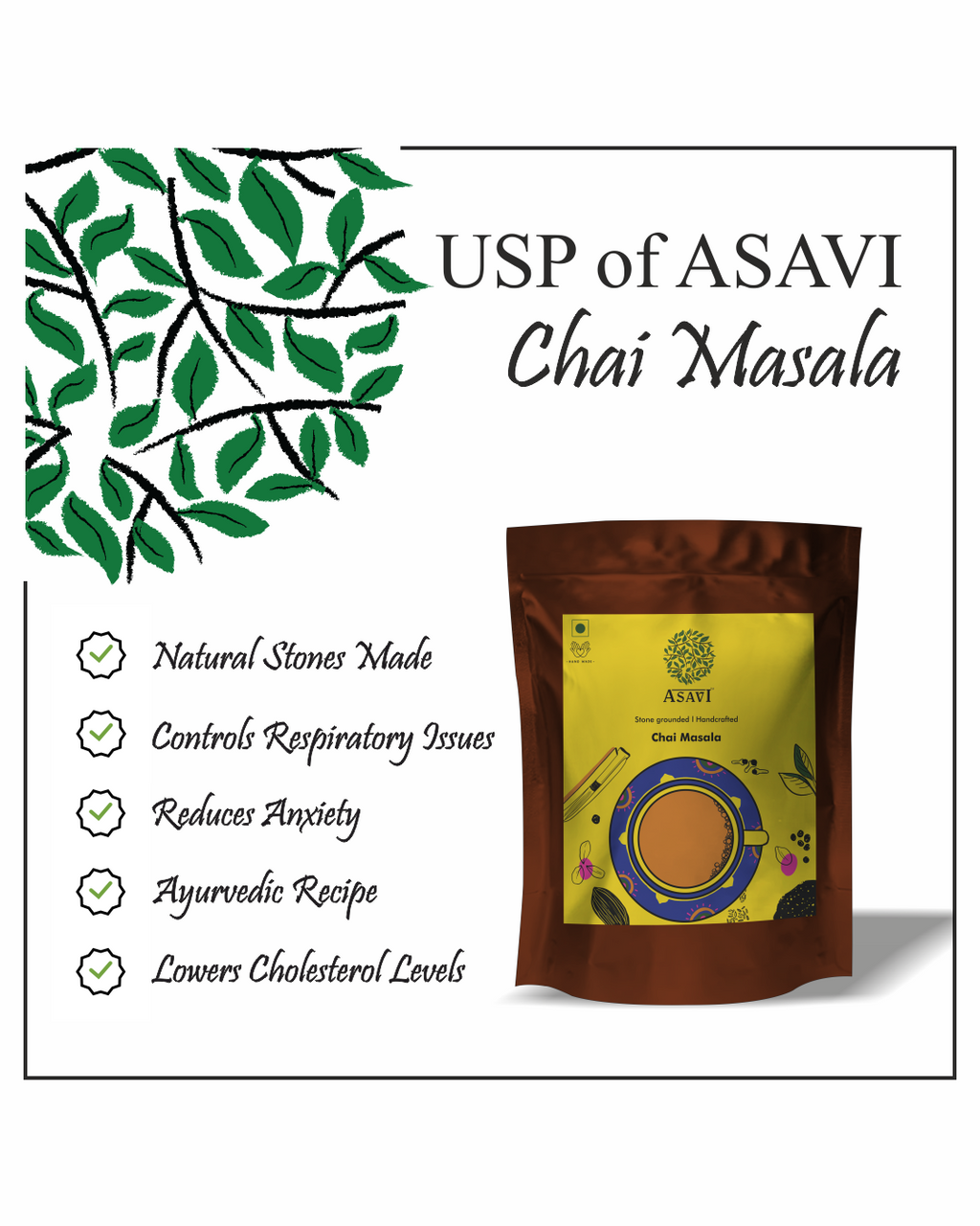 Asavi Stonemade Chai Masala