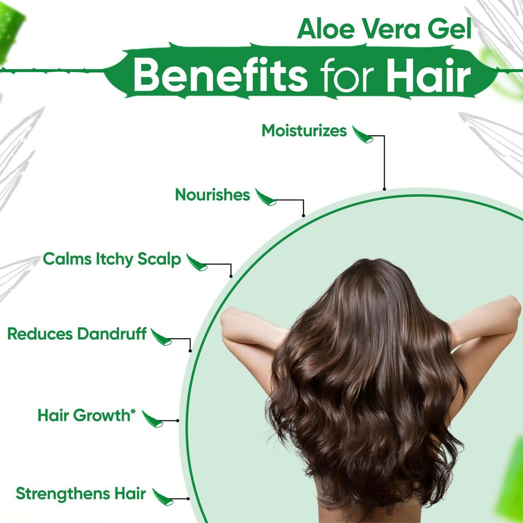 Kazima Pure Aloe Vera Gel For Hair, Acne, Scars, Dark Circles & Sunburn