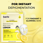 Sanfe Instant Depigmentation Lemon Facial Mask