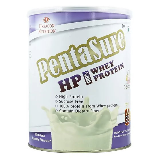 PentaSure HP Whey Protein Powder - Banana & Vanilla Flavor
