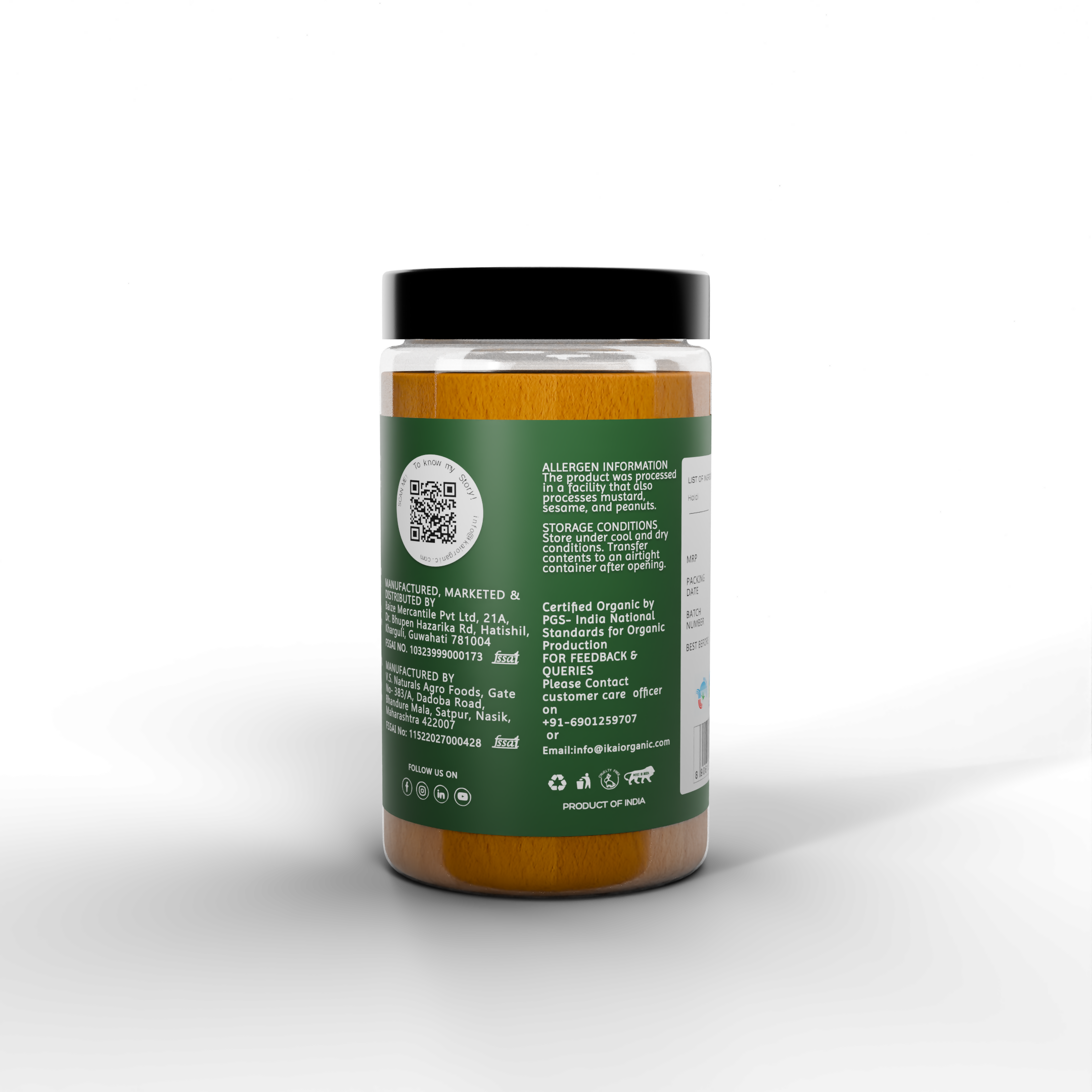 IKAI Organic Turmeric (Haldi Powder)