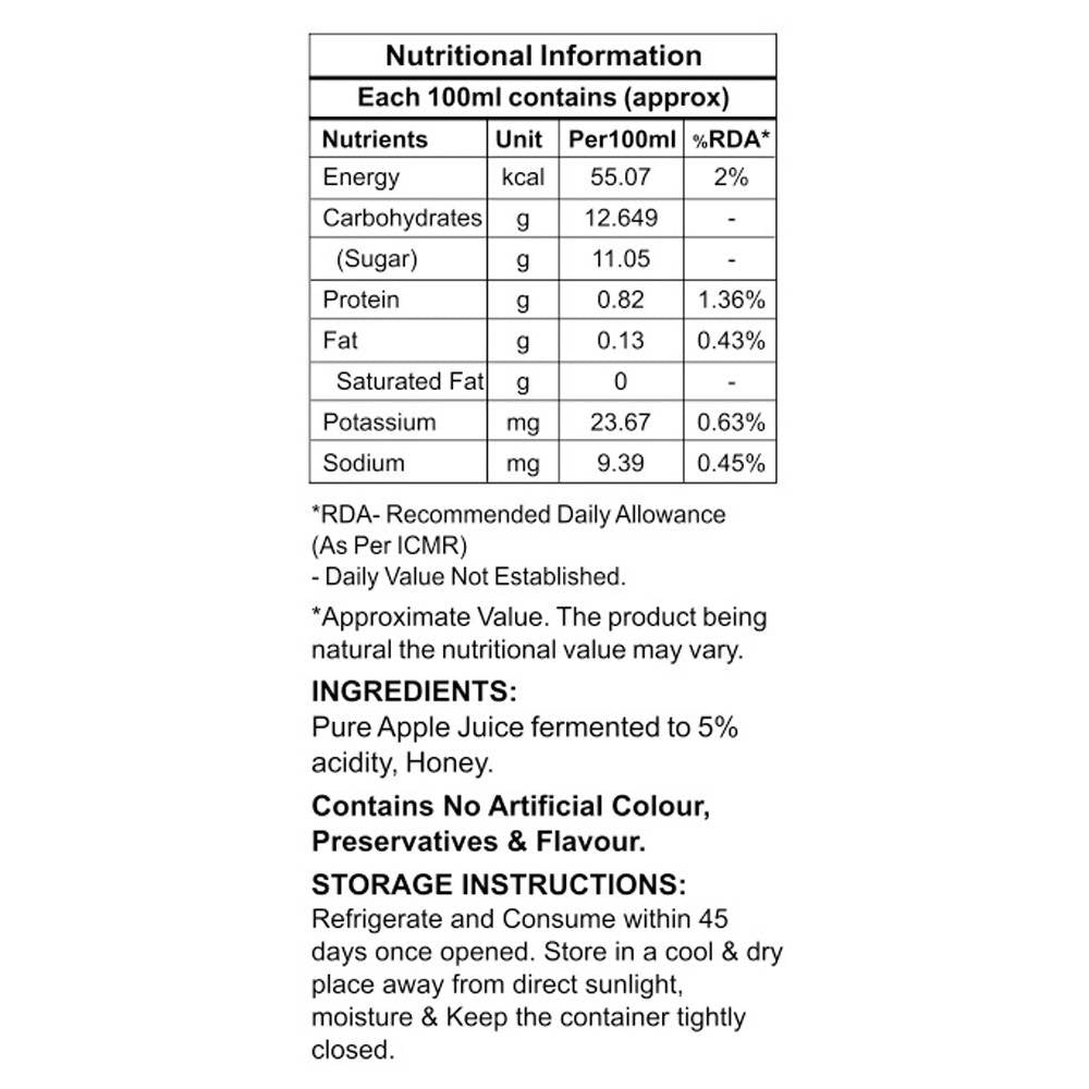 St.Botanica Apple Cider Vinegar With Mother & Honey
