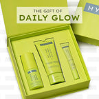 Hyphen By Kriti Sanon Daily Glow Essentials Gift Kit with Complete Skin Care Routine, with Face Serum, Moisturizing Sunscreen SPF & Lip Balm