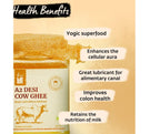 Isha Life Pure A2 Desi Cow Ghee | Made Traditionally from Curd | Made from Grass-fed Free Grazing Desi Cows' Milk
