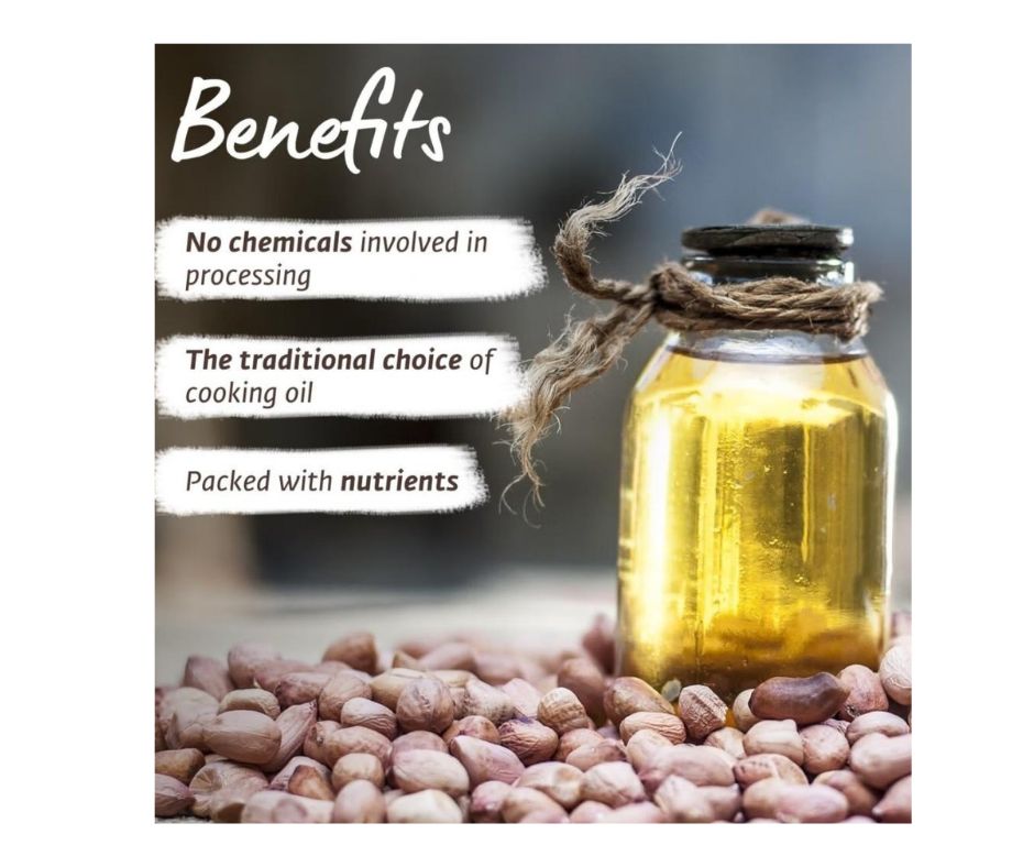 Isha Life Cold Pressed Groundnut Oil