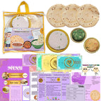The Small Wonderland Annapurna Thali Pretend Play Set -Roti,Daal ,Rice ,bhindi ki sabji - Indian Food Inspired Pretend Play toys