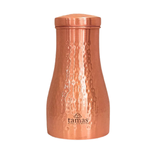 Tamas Hammered Bedroom Copper Water Jar Hover Image
