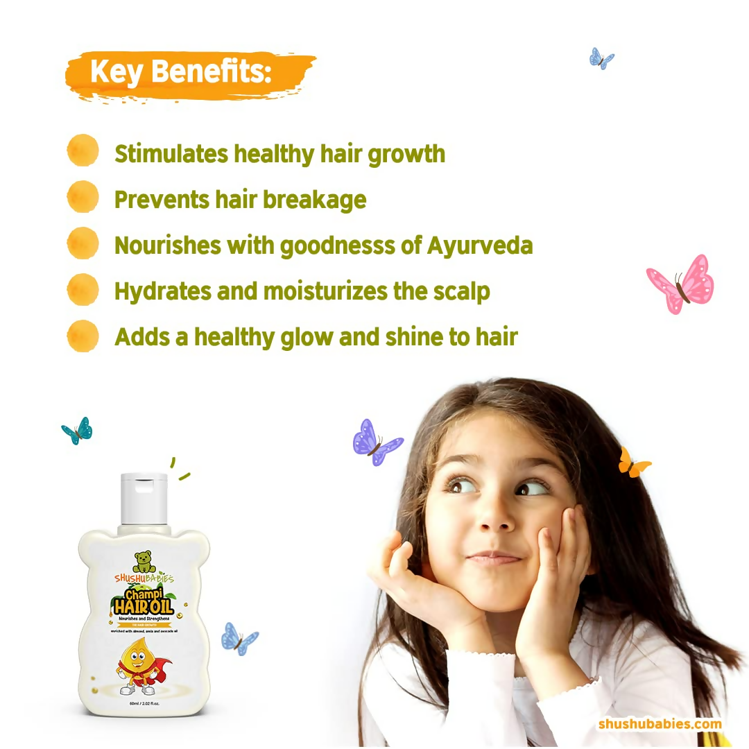 Shushu Babies Natural Chumpi Hair Oil with Avocado & Gooseberry