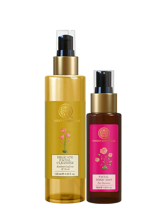 Forest Essentials Cleanser & Toner Duo Combo Hover Image