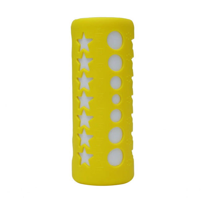Safe-O-Kid Silicone Baby Feeding Bottle Cover Cum Sleeve for Insulated Protection 250mL- Yellow Hover Image