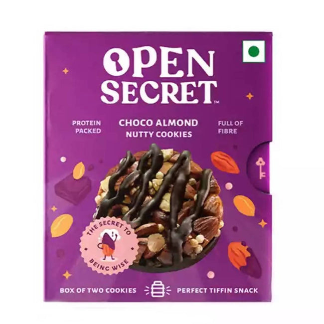 Open Secret Choco Almond Nutty Cookies Hover Image