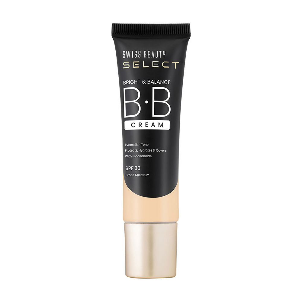 Swiss Beauty Select Bright & Balance BB Cream With Niacinamide - 3 Butter Nude