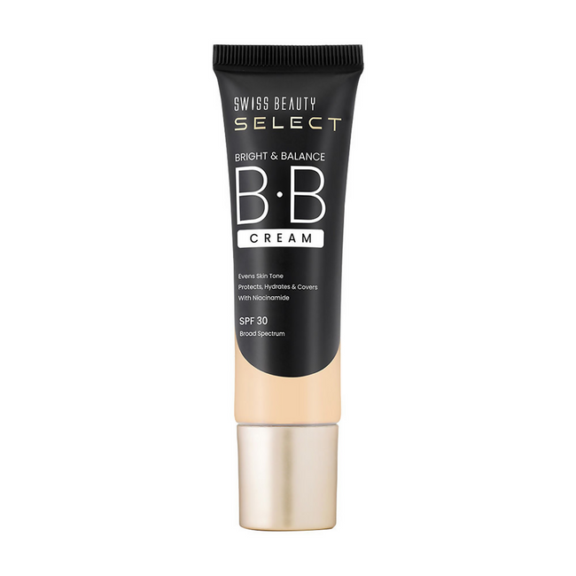Swiss Beauty Select Bright & Balance BB Cream With Niacinamide - 3 Butter Nude Hover Image