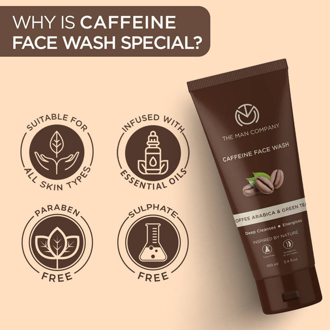 The Man Company Caffeine Face Wash Main Image
