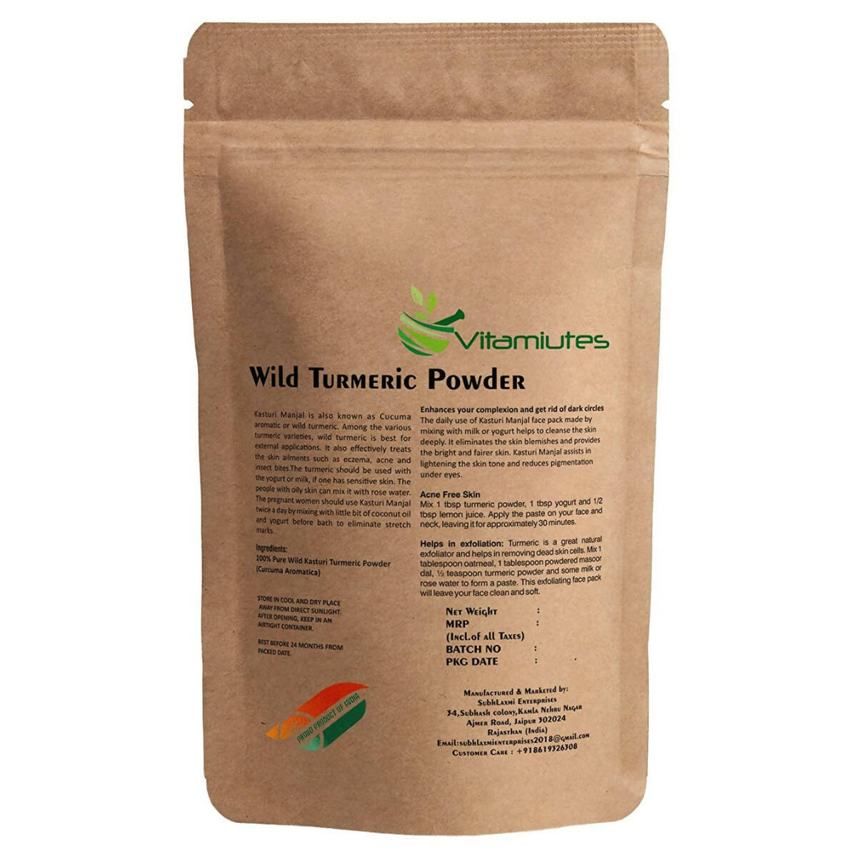 Vitaminutes Wild Turmeric Powder