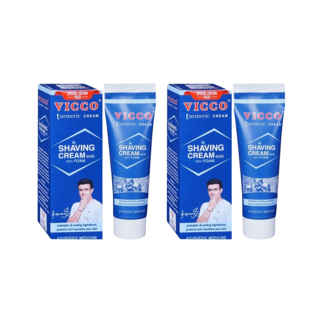 Vicco Turmeric Shaving Cream With Foam Base Hover Image