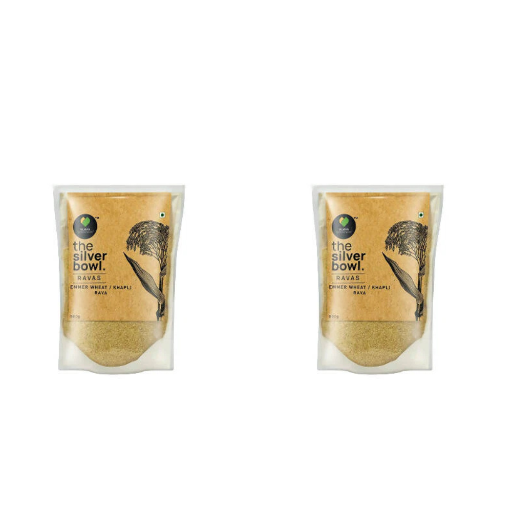 Vijaya Traditional Recipes The Silver Bowl Emmer Wheat (Khapli) Rava