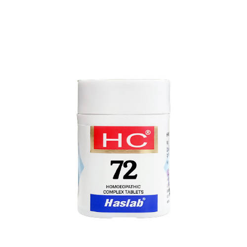 Haslab Homeopathy HC 72 Complex Tablets Hover Image