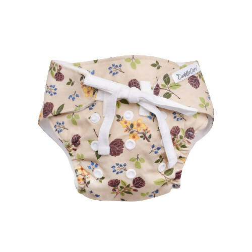 Cuddle Care Wildflower New Born Baby Diapers (Pack of 2)