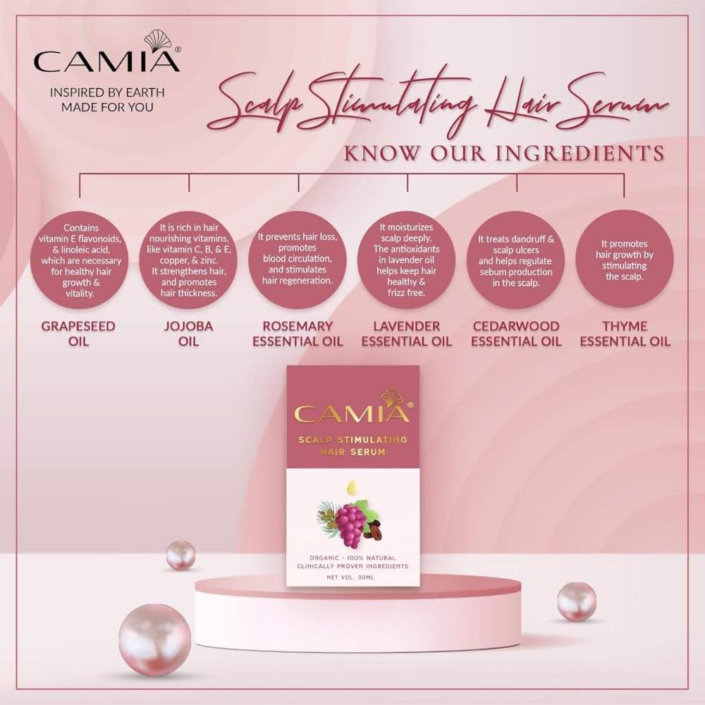 Camia Organic Scalp Stimulating Hair Serum