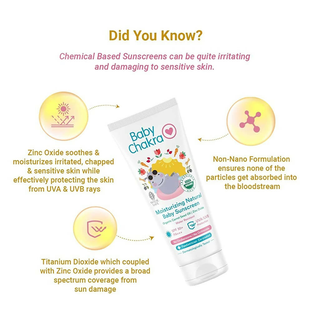 BabyChakra Moisturizing Natural Baby Sunscreen