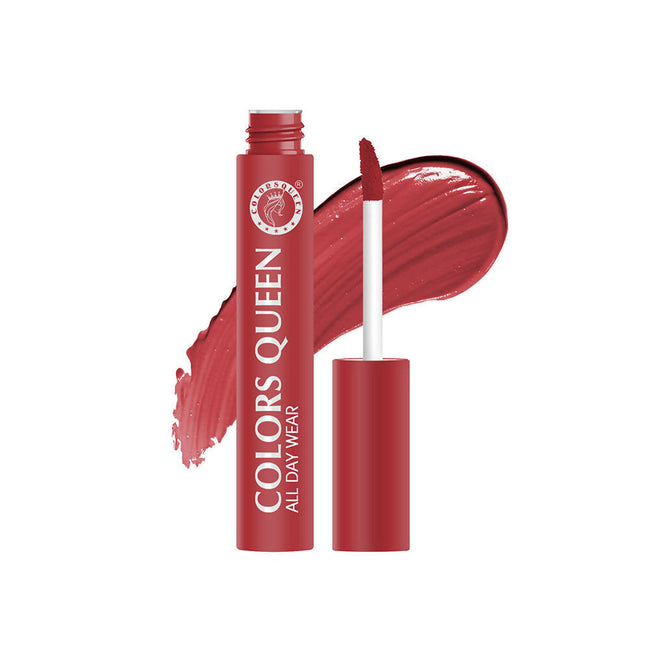 Colors Queen All Day Wear Liquid Lipstick - Coral Camp Hover Image