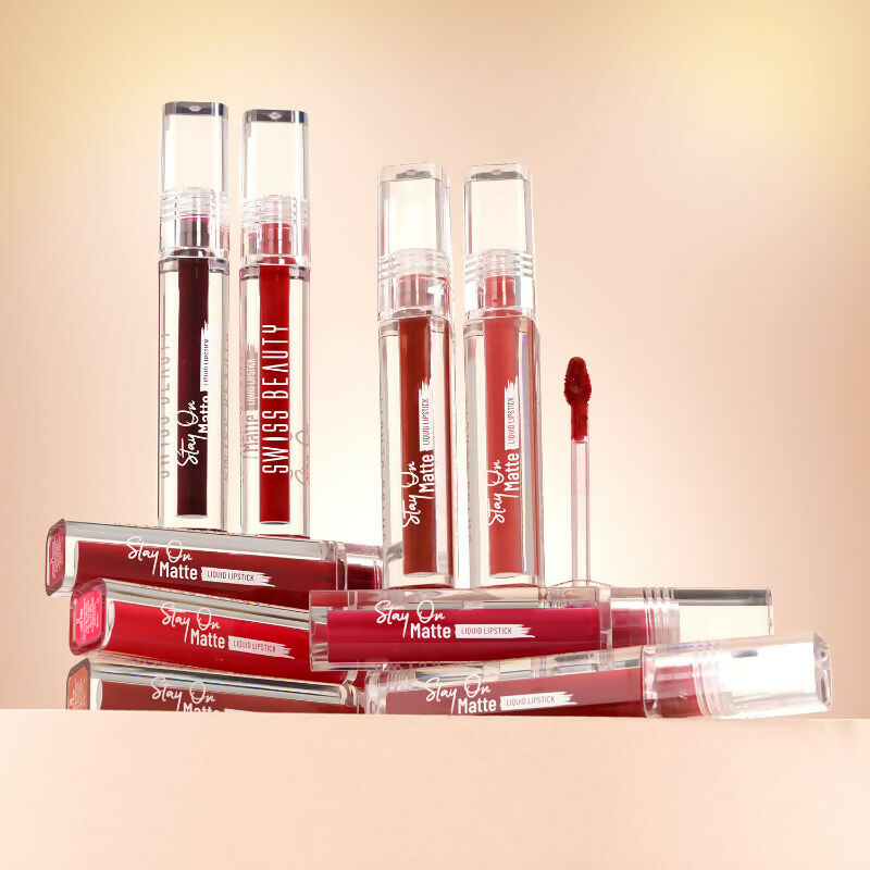 Swiss Beauty Stay On Matte Liquid Lipstick - 10 Earthy Brown