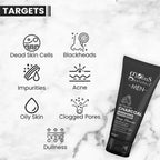 Globus Naturals Anti Pollution & Anti Acne Charcoal Face Wash For Men