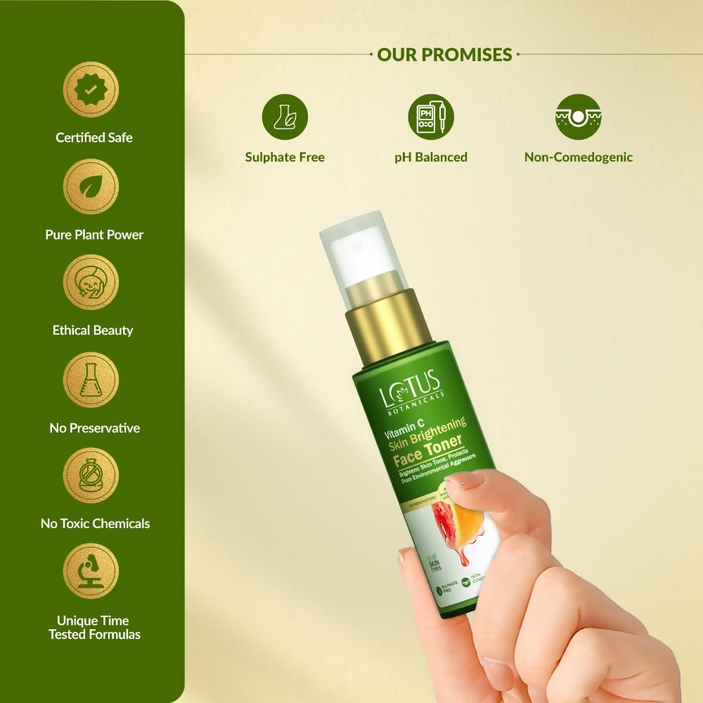 Lotus Botanicals 100x Vitamin C Skin Brightening Face Toner