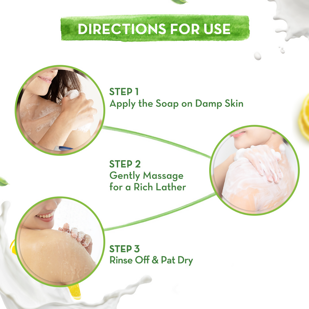 Mamaearth Vitamin C Moisturizing Lotion Soap (Buy 3 Get 1 Free) - Limited Time Offer