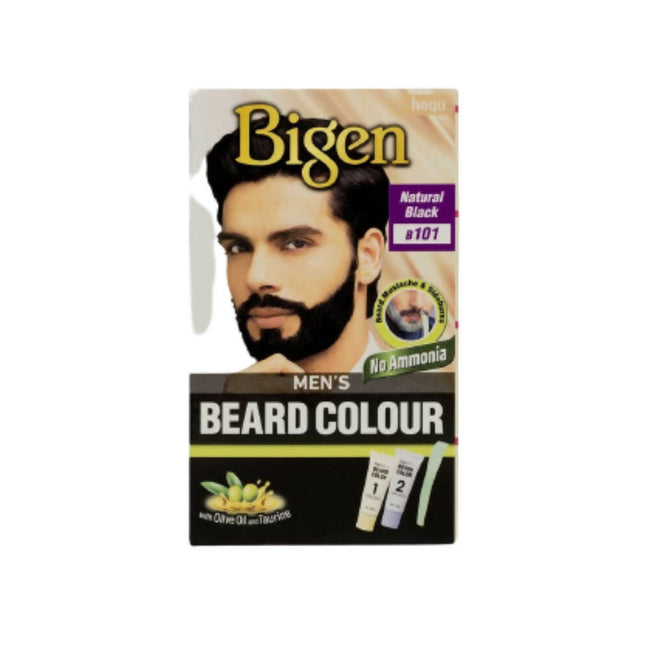Bigen Mens Beard Colour Natural Black B101 Hover Image