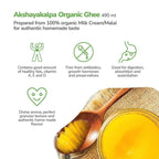 Akshayakalpa Organic Cow Ghee | Pure Organic Ghee | Certified Organic Desi Ghee