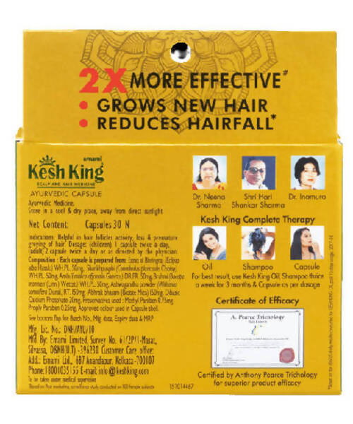 Kesh King Ayurvedic Hair Growth Capsules Main Image