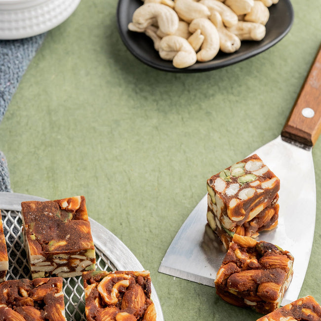 Vellanki Foods Sugar Free Dry Fruit Burfi | Dry Fruit Burfi Without Sugar Main Image