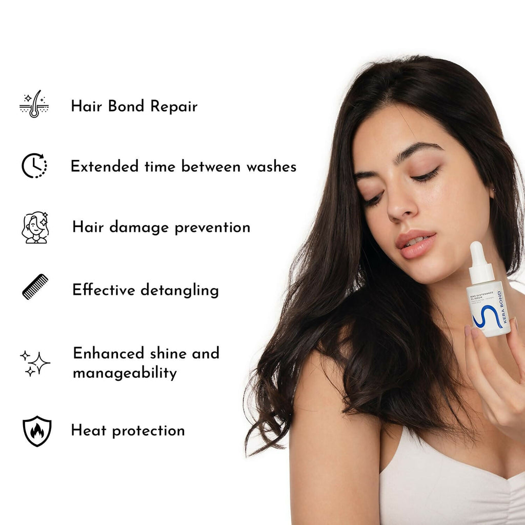 KERA BOND Hair Science Hair Repair Oil Serum For Keratin Treated, Colored Or Bleached Hair