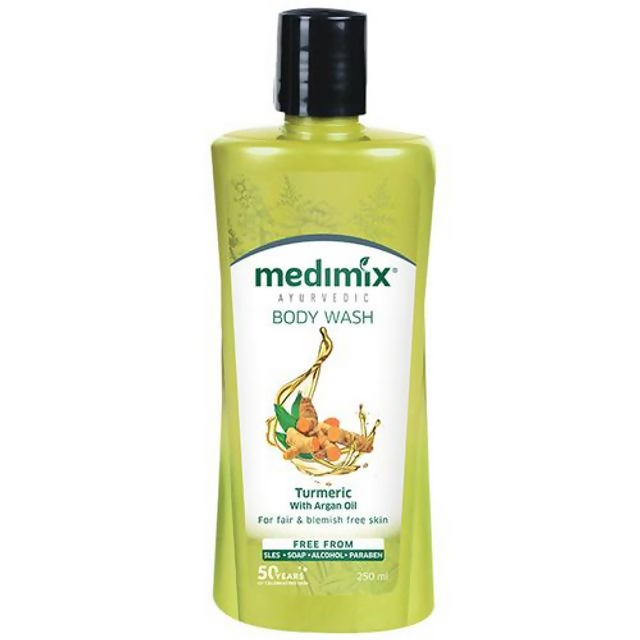 Medimix Ayurvedic Body Wash, Turmeric & Argan Oil, For Radiant, Blemish-Free & Nourished skin