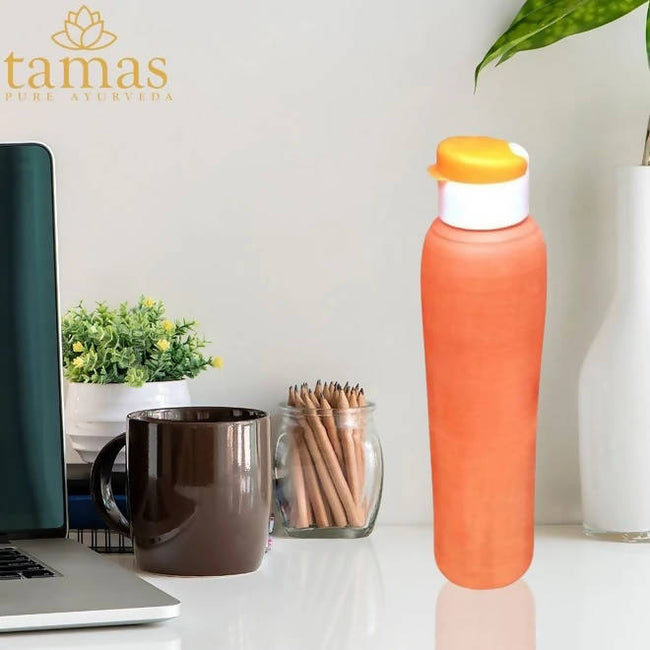 Tamas Handmade & Eco-Friendly Earthen Carry Water Bottle With Sipper Cap Main Image