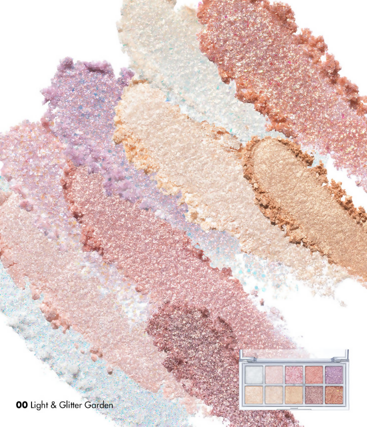 Rom&nd Better Than Palette - 00 Light And Glitter Garden