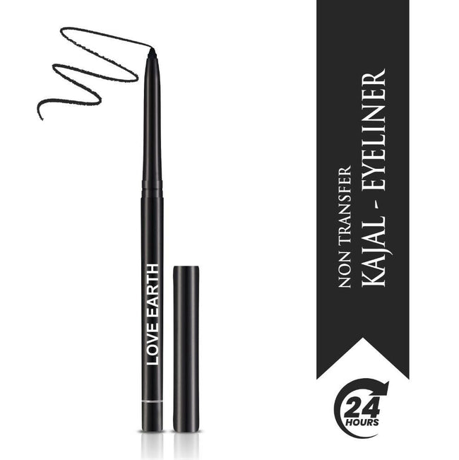 Love Earth Non Transfer Kajal - Eyeliner Black Main Image
