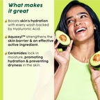 PLIX The Plant Fix Avocado Ceramide Moisture Rush Juicy Cleanser and Guava Moisturizer Combo