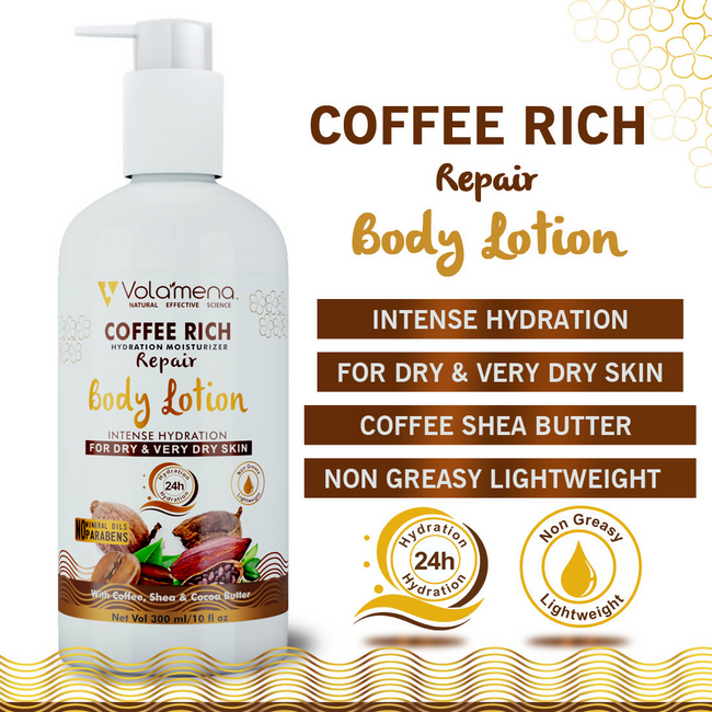 Volamena Coffee Rich Hydration Moisturizer Repair Body Lotion Main Image
